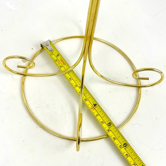 Bard’s 4 Tiered Gold Tone Metal Tree Display Stand Decorative Ornament Hanger - Picture 5 of 8